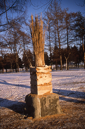 Christopher Varady-Szabo Sculpture: "Sculpture Vivante" Parc Maisonneuve, Montréal, Québec. 2000