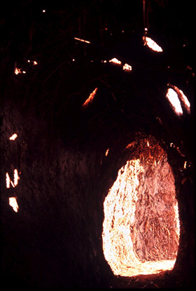 Christopher Varady-Szabo Sculpture "Time Tunnel"  Carleton, QuÃ©bec, Canada. 2003